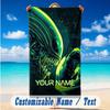 Beach Towel Custom Name Text, Quick Dry Large Towel For Beach HomeAlien Xenomorph