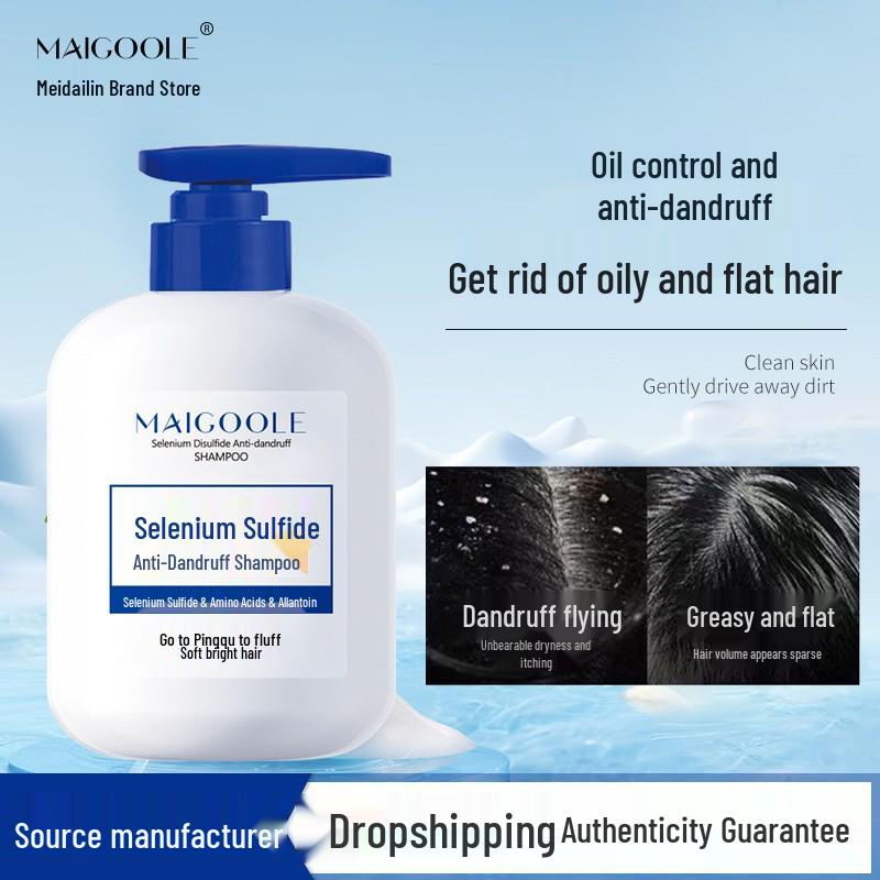 Meidailin Selenium Sulfide Anti-Dandruff Oil Control & Smoothing Shampoo Regular Size