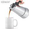 Portable Stainless Steel Coffee Pot Moka Espresso Maker Mocha Pot (300ml)