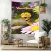 Biene Maja Custom Your Name Wall Decor Tapestry Art For Pet Memorial Birthdaywedding Party Backdrop Family Gift