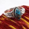 Leaf Accessories, Creative Jewelry, Court Vintage Horse Eye Ring, Female, Feather Textured Ring