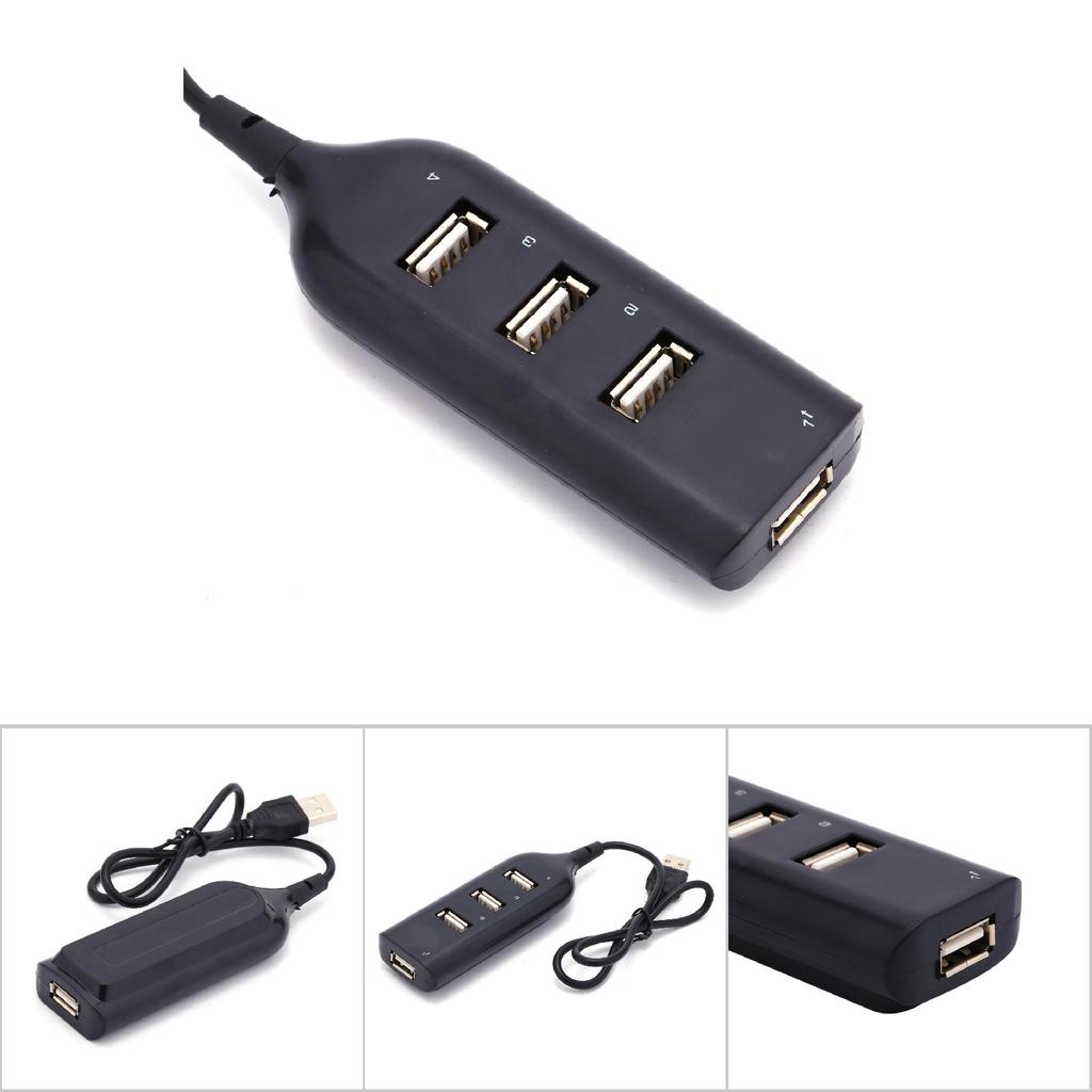 Wired Micro USB 2.0 4-Port Distributor Multi Hub Splitter Power for PC Computer