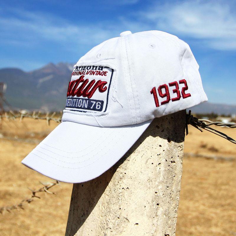 

Snow Hill Island Outdoor New Arrival Summer Sun Hat Sun Hat Outdoor Sports Baseball Cap Embroidered Peaked Cap White One size