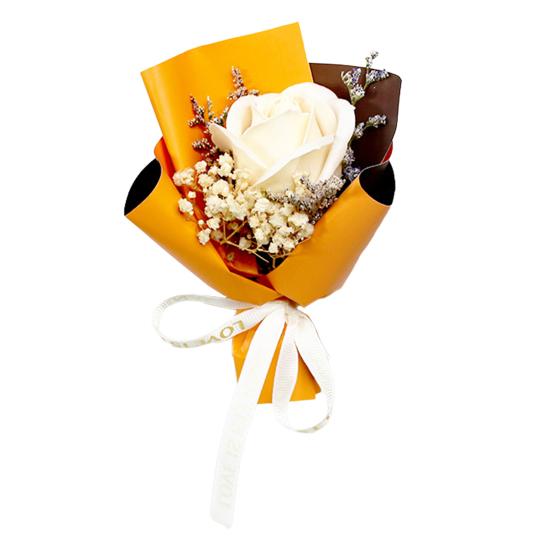 Mini Aromatherapy Soap Rose Bouquet Scented Artificial Flower Arrangement Christmas Wedding Birthday Valentine's Day Gifts for Women Mom Wife Best