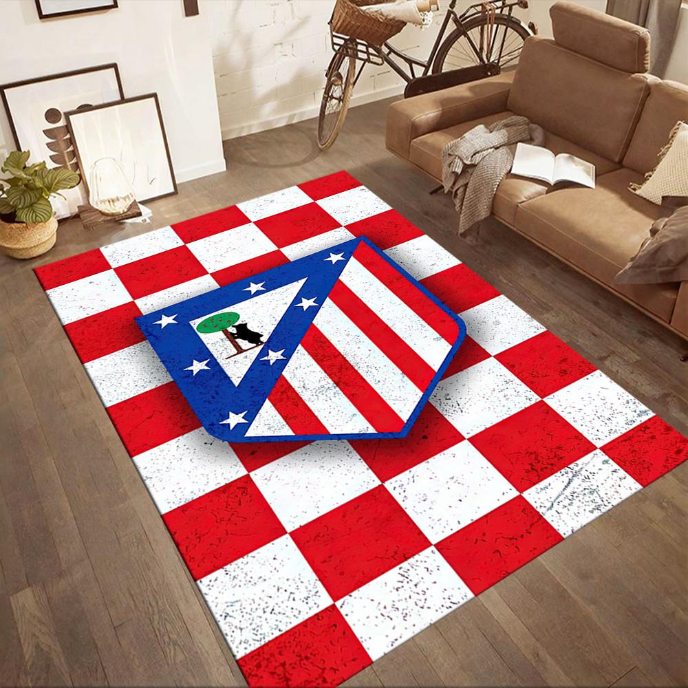 Atletico Madrid Carpet Perfect For Bedrooms Game Room Study Room Outdoor Antislip Carpet Office Home Decor