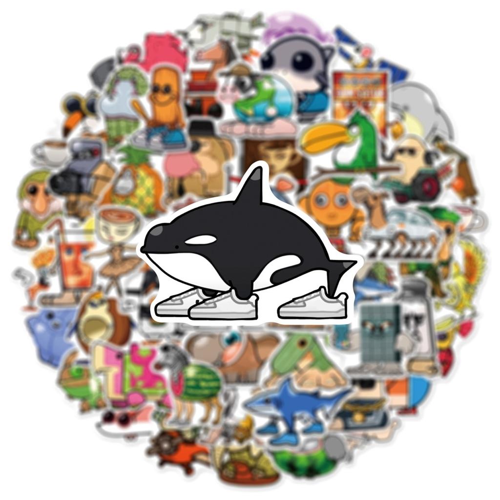 Stickers 55PCS ,Laptop Sticker Waterproof Vinyl Stickers Car Sticker Motorcycle Bicycle Luggage Decal Patches Skateboard Sticker DIY Decals