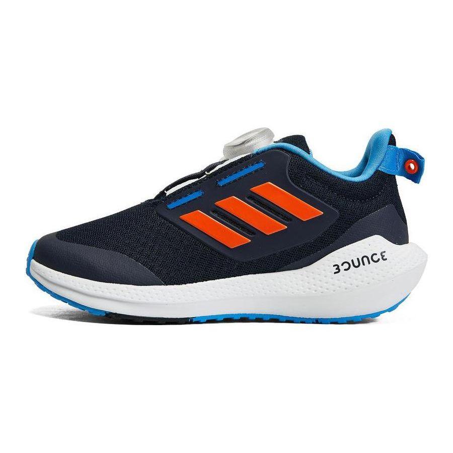 Adidas Eq21 Run 2.0 Run Boa Bounce Durable Anti-Kick Low-Top Running Shoes Kids Sneakers Black Orange Blue GZ4520