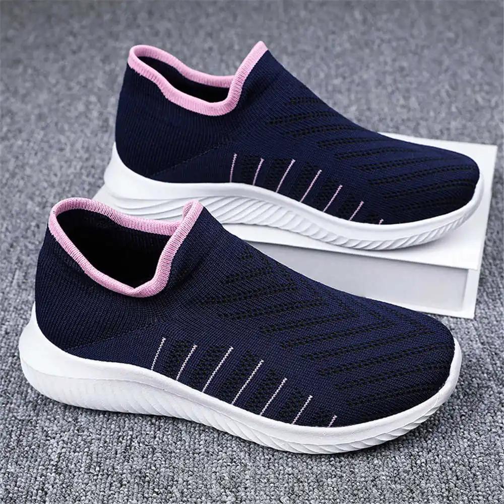 Plus Size 38-39 Walk Shoes Vulcanize Luxury Women Loafers Green Women Sneakers Sports Snearkers 2025summer Global Brands