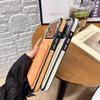 New Soft TPU Denim Wallet Card Slot Bumper Phone Case For iPhone 17 Pro Max 15 14 12 13 16 Pro Max Anti Slip Border Back Cover