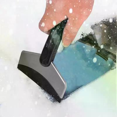 High-Quality Stainless Steel Ice Scraper 1Pcs, Snow Removal Shovel for Car Glass Defrost In Winter
