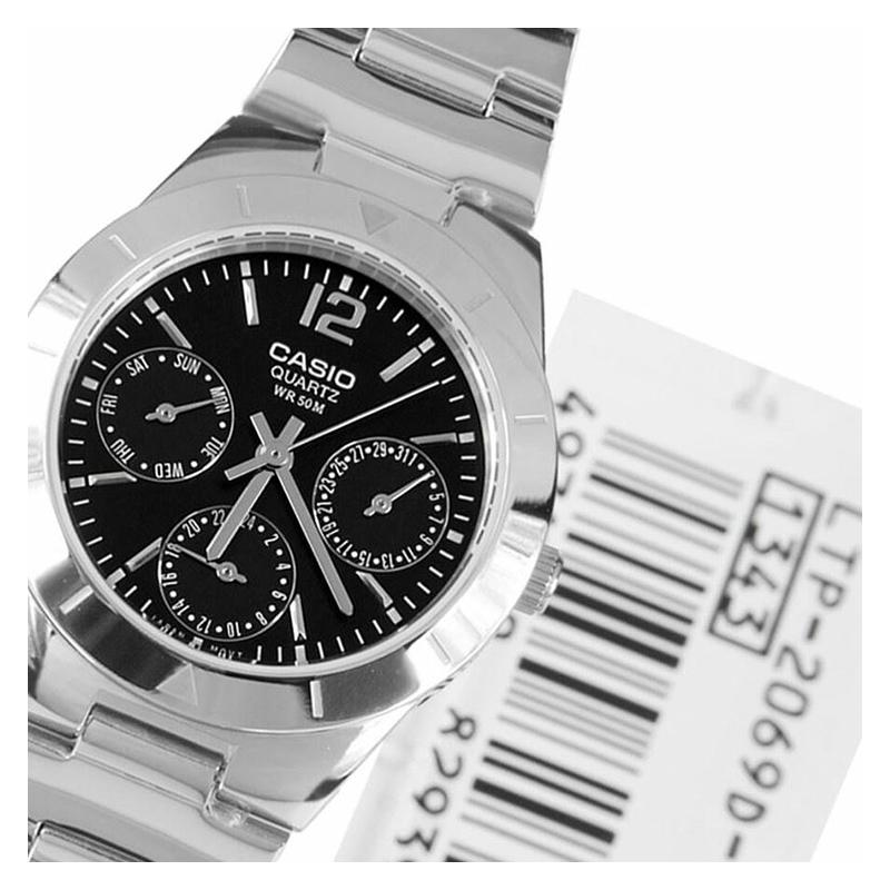 Casio STANDARD series EDIFICE series classic fashion simple waterproof quartz movement stainless steel strap Japanese and Korean watch LTP-2069D-1A