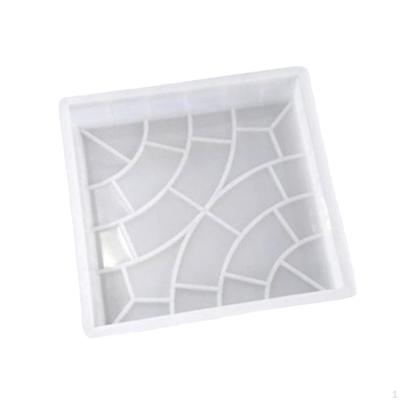 Concrete Brick Model, Stepping Stone Paver, Square Landscape Pavement Walkway Garden Paving Model