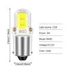 2/10PCS 2 COB LED Bulb BA9S LED T4W H6W LED CANBUS Car Interior License Plate Light Marker Reading Auto Lamp White 6000K 12V