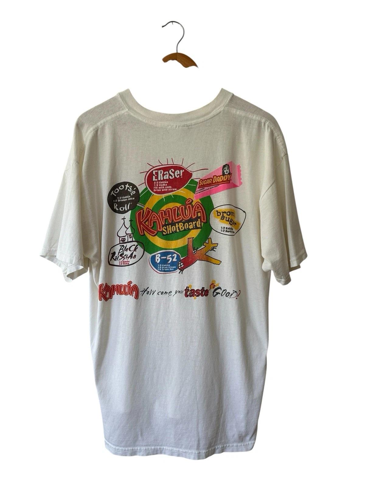 Vintage Kahlua Liquor Promo T Shirt Men’s XL White 3XL