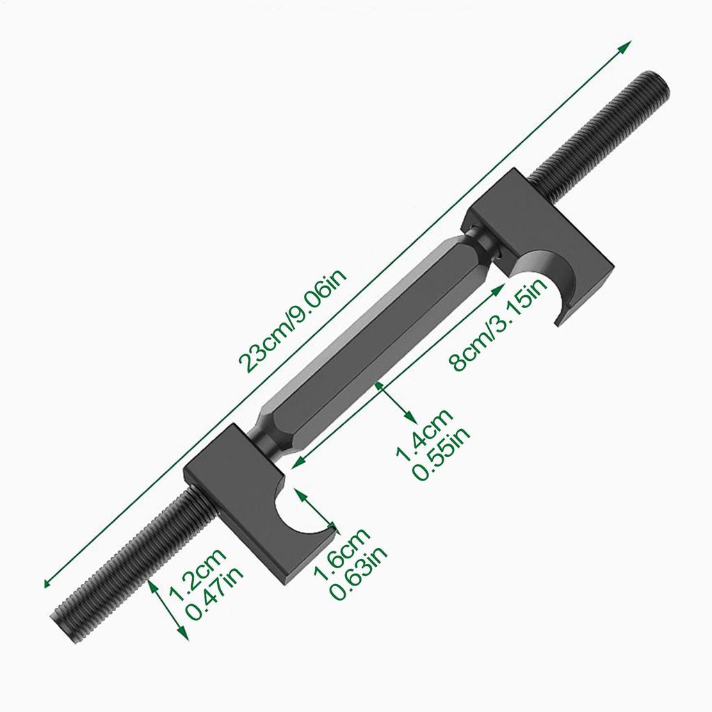 Shock Compressor Tool Coil Spring Spreader Manual Removal Puller Tool for Motorbike Front Strut Replacement