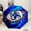 Football Club Emblem lion Umbrella 8-Frame for Travel, camping, Casual Lightweight Portable Umbrella, Essential for every family Holidays Gift