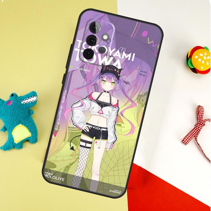 Tokoyami Towa Hololive For Samsung Galaxy A05 A06 A16 A54 A34 A14 A55 A35 A15 A53 A33 A13 A22 A32 A52 Phone Case