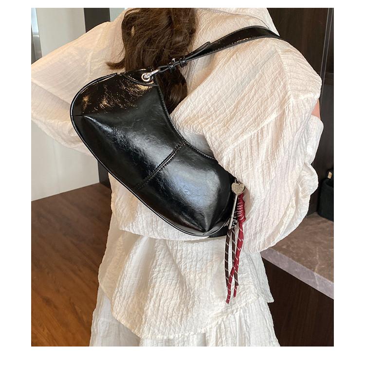 IELGY Ladies White Underarm Bag Shoulder Messenger Bag