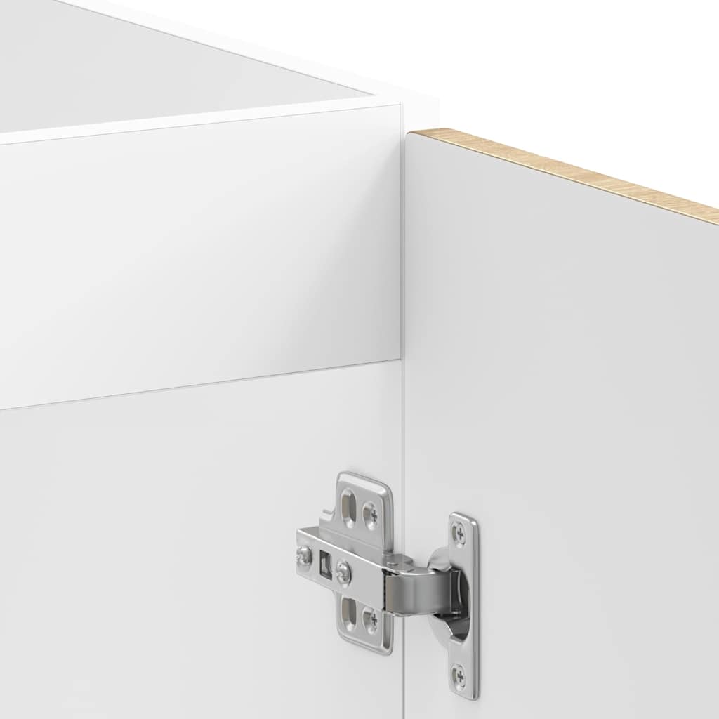 Lucca Under Sink Cabinet In Sonoma Oak Effect Particleboard