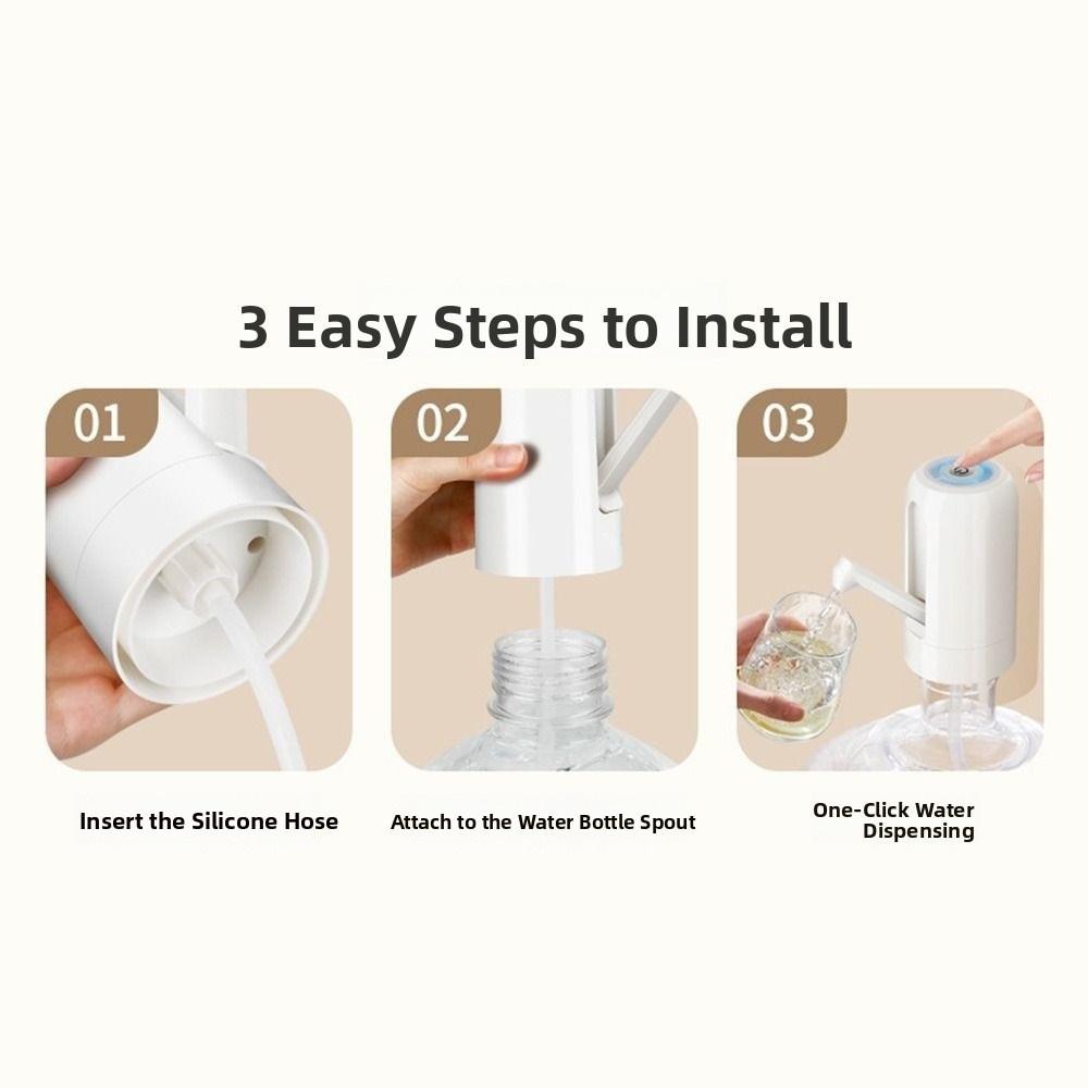 4.5-18.9Liter Electric Water Dispenser Low Noise Drinking Pump Electric Drinking Qater Camping