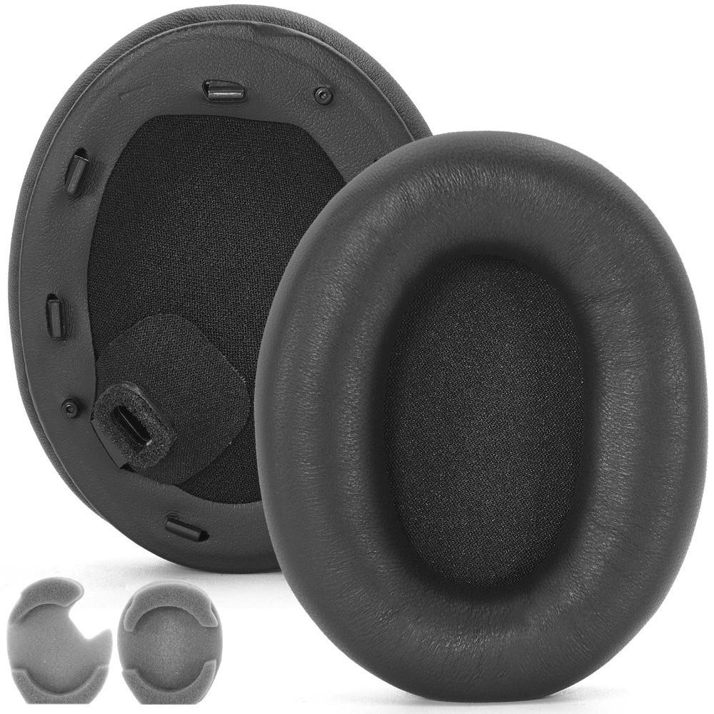 1 Pair Lambskin Earphone Cushions Headset Earmuff for Sony WH-1000XM4 Headphones Repair