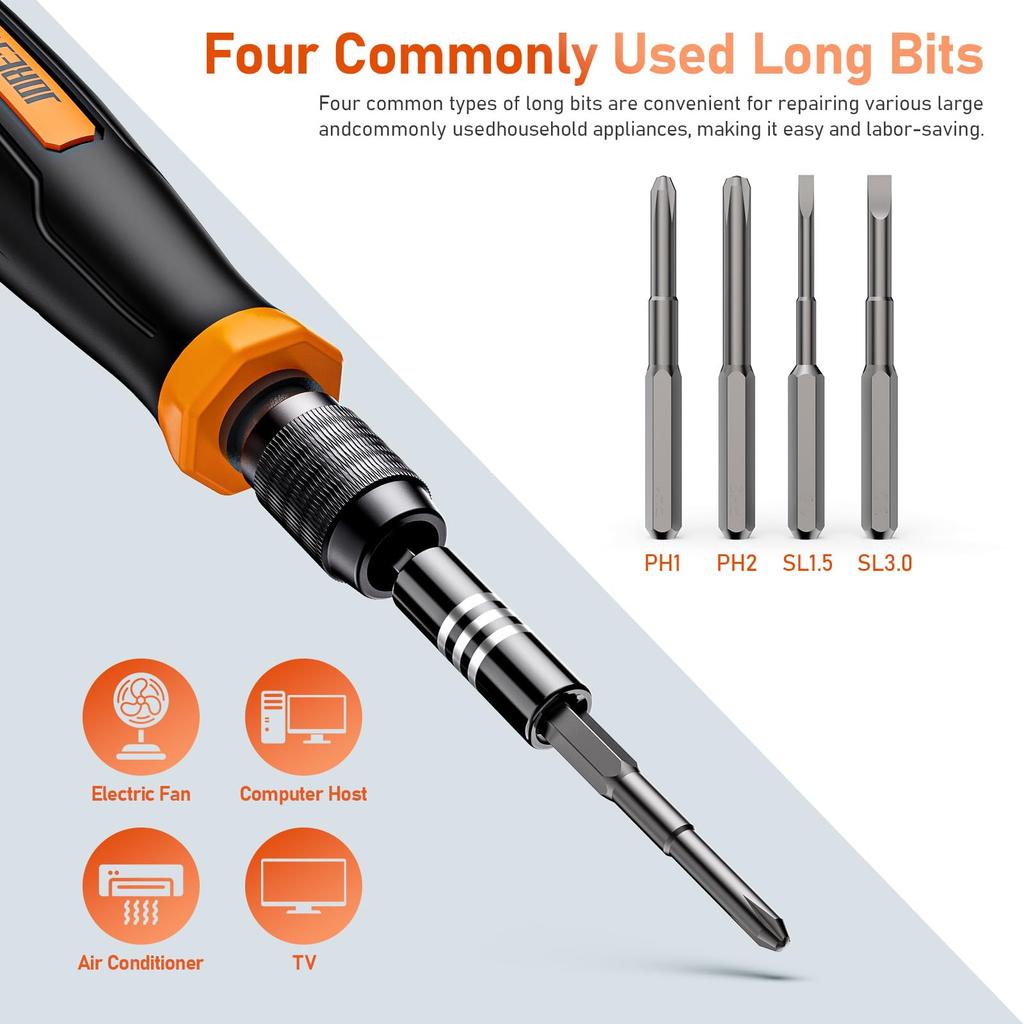 JOREST 152 In 1 Precision Screwdriver Magnetic Special Tool Screw Driver Torx T5 T6 T7 T8 T9 T10 Star Torx Screwdriver Set Is Suitable for iPhone