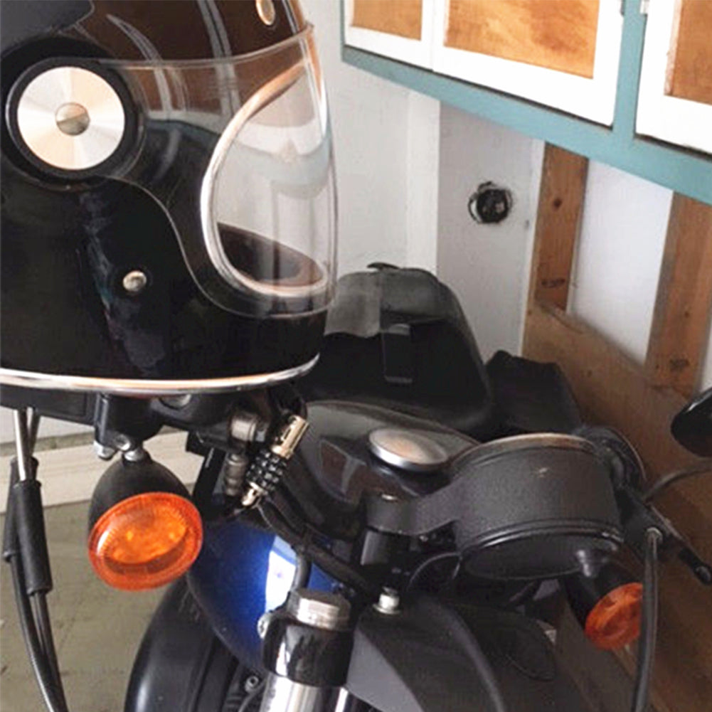 Motorcycle Helmet Lock Buckle Scooter Anti-theft Open Face Helmet Lock Fastener + T-Bar For Racing Motorbike Bike Helmet