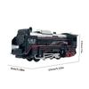 Electric Freight Train Set with Light Up Tracks Classic Railway Model Toy Kids Birthday Gift Interactive STEM Educational Toy