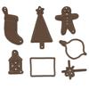 Matrices de découpe - ARTEMIO - Noël - 7 motifs - Compatible Sizzix - Dimensions 13x9 cm