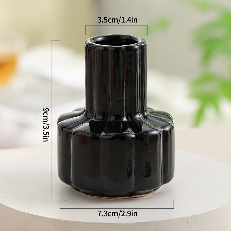 Ins Ceramics Vase Plant Flower Bottle Table Decoration Flower Vase Colorful Vases Wedding Decoration Home Decoration