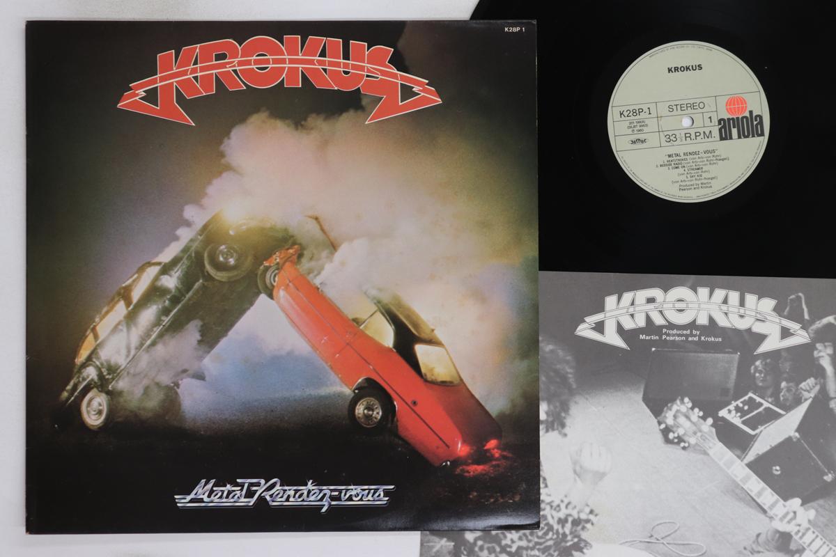 

LP Record KROKUS - Metal Rendez-vous K28P1 ARIOLA 1980 Japan Metal Used