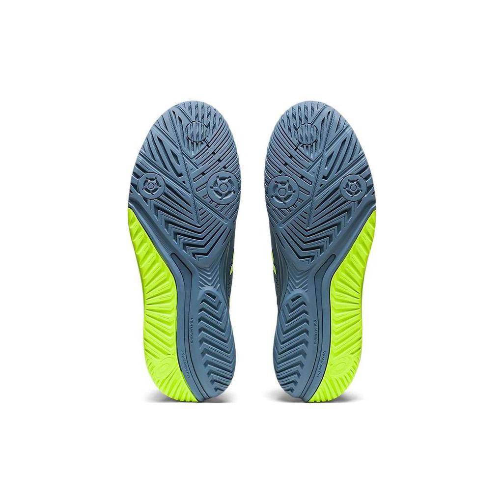 New Asics Gel Resolution 9 'Steel Blue Hazard Green' 1041A330-400