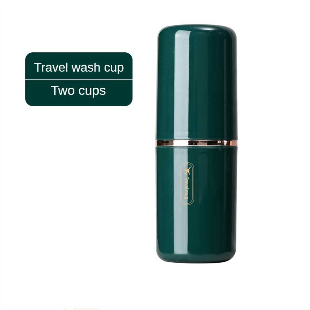 Travel Portable Toothbrush Cup Bathroom Toothpaste Holder Storage Case Box Organizer Travel Toiletries Storage Cup Mouthwash Cup