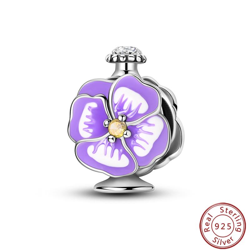 Copper Perfume Bottle High Heels Princess Dress Fashion Romantic Charms Beads 3Mm Diy Fine Jewelry Making