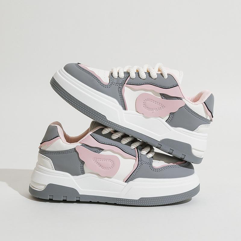 

Thick baseplate shoes women s 2025 autumn new color matching sports versatile ins bread women s shoes niche casual shoes tide 35