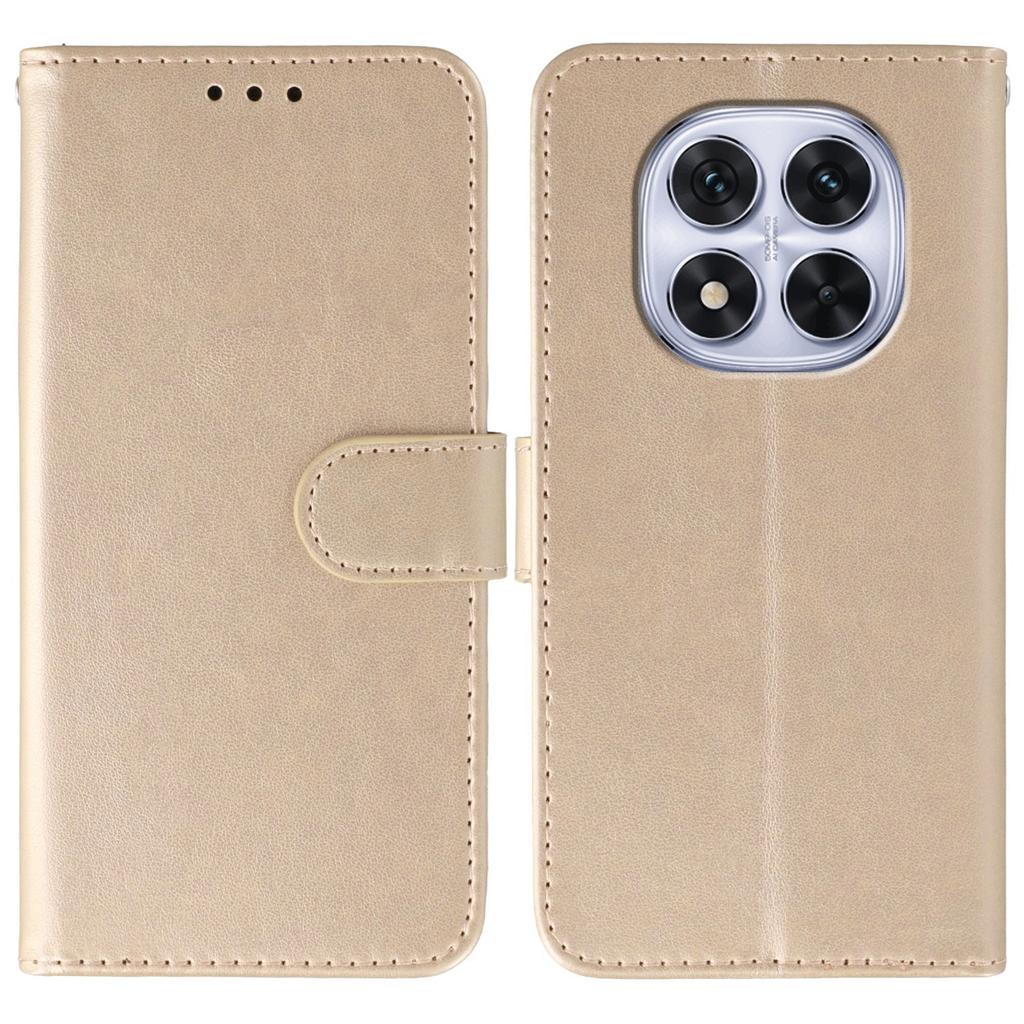 Phone Case For Xiaomi Redmi Note 14 Pro 4G/5G/Note 14 Pro+ 5G/Poco X7 5G PU Leather Flip Wallet Cover with Strap