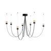 Nordic Gravity Chandelier Modern LED Living Room Hanging Light For Lobby Staircase Loft Creative Dining Room Chandelier