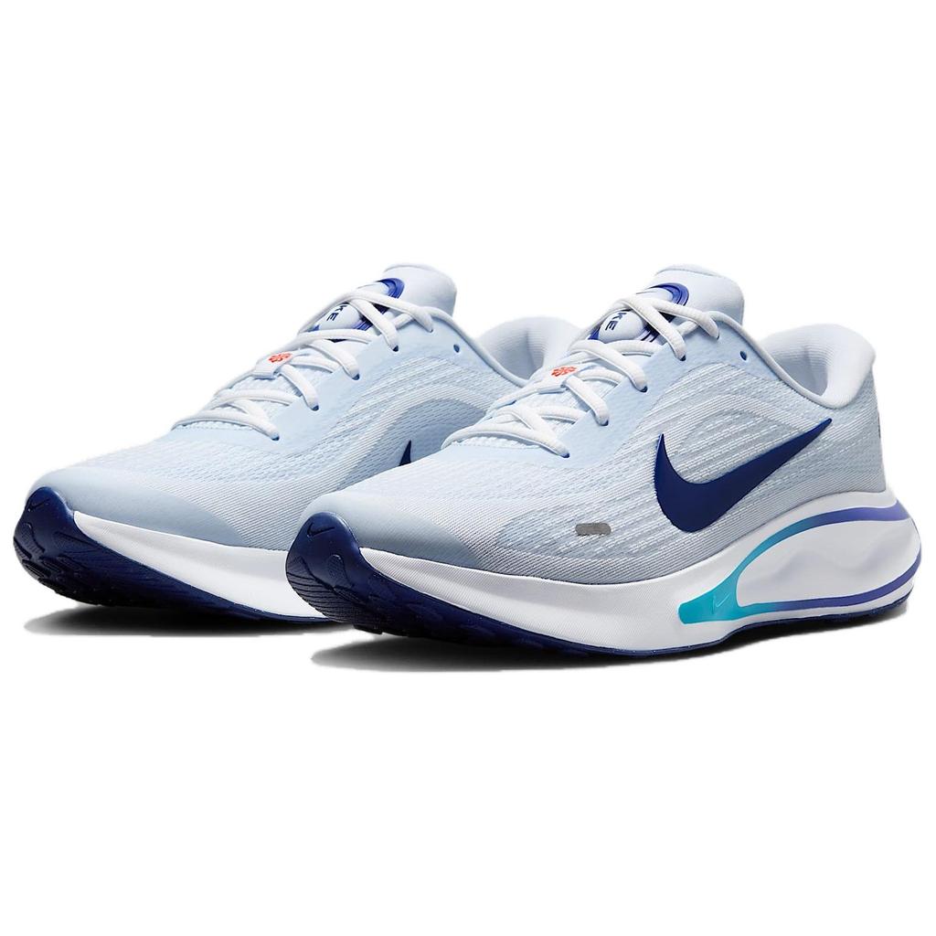 Nike Journey Run Football Grey Aluminum Men Sneakers Blue Blue-Lightning Blue-Void FN0228-005