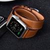 Double Tour Strap für Apple Watch Armband 45mm 41mm 44mm/40mm 42mm/38mm Lederarmband iWatch Serie 5 4 3 Se 6 7 Band
