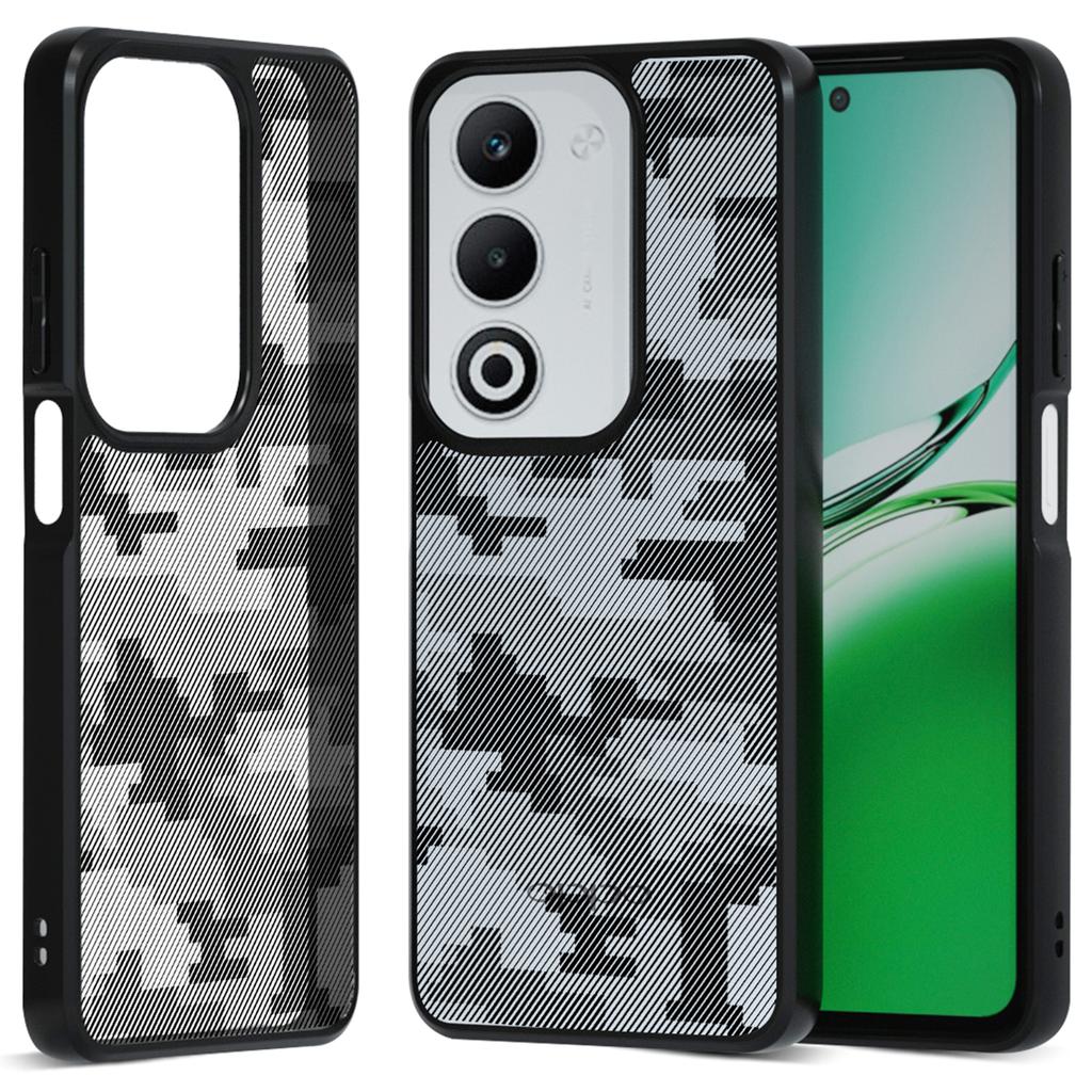 IBMRS Phone Case For Oppo A5 4G/5G/A5x 4G/5G Soft TPU Frame Hard PC Back Anti-Fall Cover