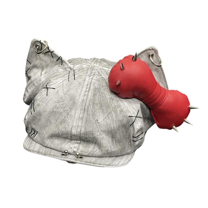 Fashion Dog Ear Baseball Hat for Adult Unisex Popular Cool Casquettes Hat Outdoor Sun Caps Casual Wear Hiphop Dance Hat