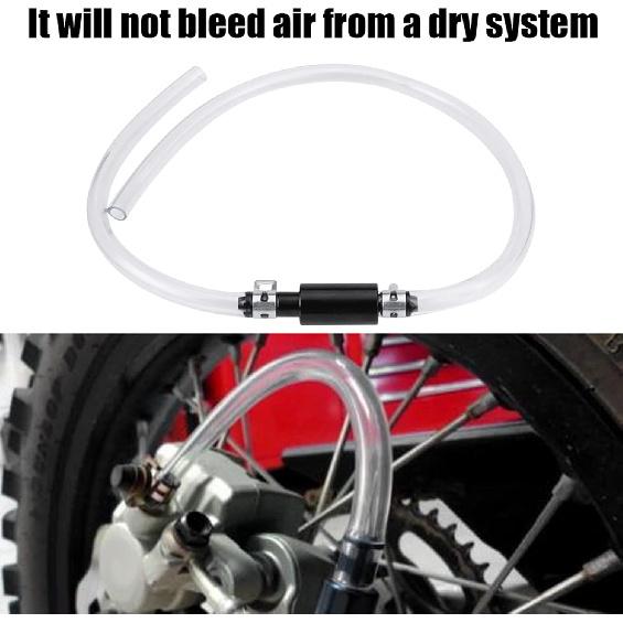 

Acouto Motorcycle Brake Bleeder Hose 08-0143 One Way Valve Tube Bleeding Tool Kit Motorcycle Hydraulic Brake Bleeder Discharge Device Tool