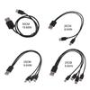 Multi Charging Cable Multi USB Cable USB Charging Cable Universal 1/2/3/4 in 1