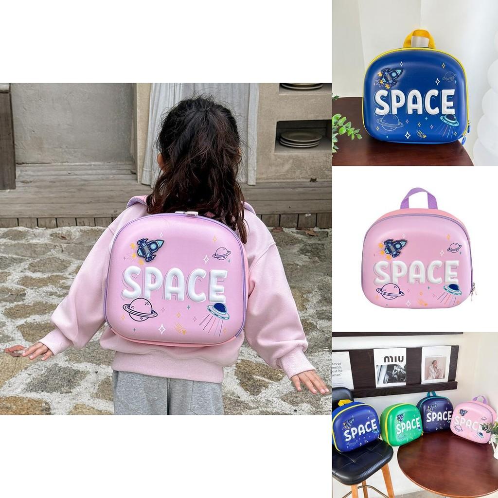 Delightful 3d Cartoon Backpack For Kids Lightweight Nylon Design For School Use