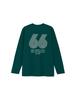 North ES 66 Graphic Pacific Size M [The Face] Long-Sleeve Tee, Teal,