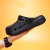 Plush Comfort Mens Closed Toe Clogs Waterproof Non Slip Chef Shoes Breathable Lightweight Stylish Outside Work Slide Shoes