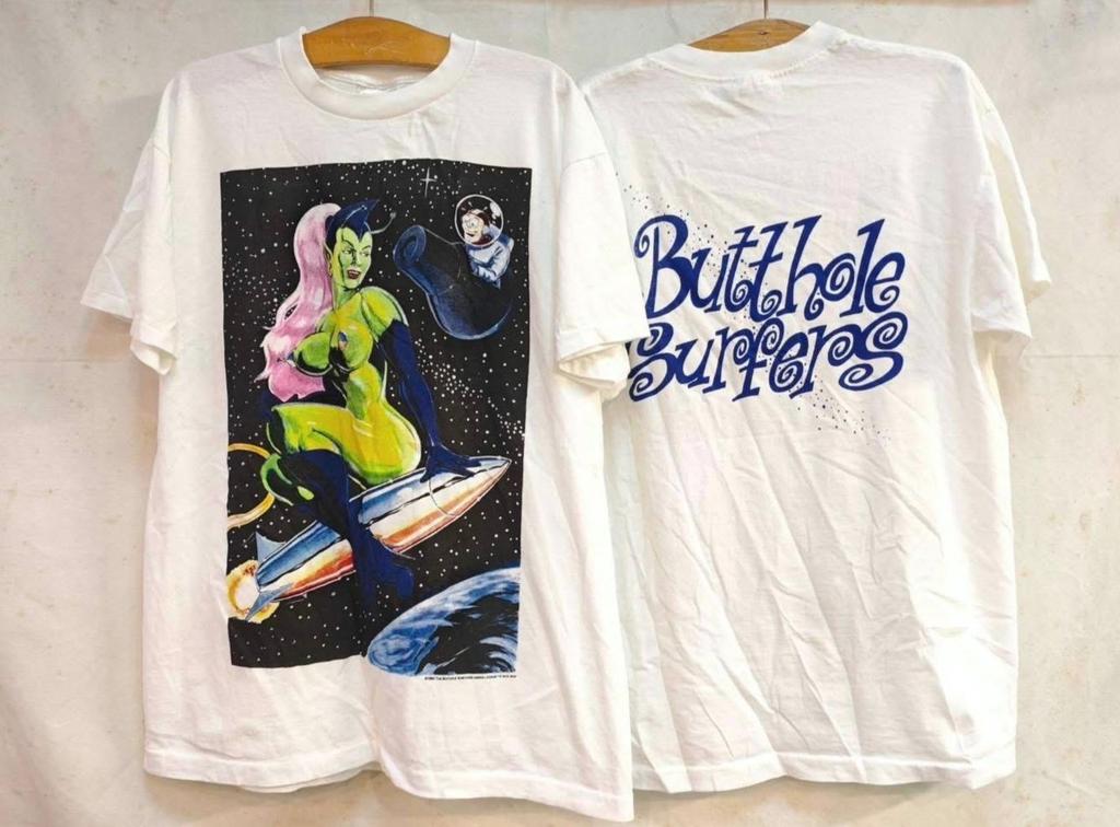 Vintage 1994 Butthole Surfers Coop Pinup Space Girl 90s Band Sz.L Shirt REPRINT Unisex T-Shirt