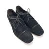 Lanvin Italienische Lederschuhe mit Kappe Schwarz Größe 8 26.5(GEBRAUCHT)