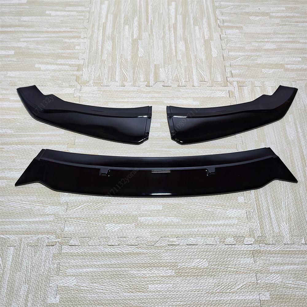 3Pcs For BMW 1 Series F20 F21 116i 118i 120i 2011-2019 Car Front Bumper Lip Spoiler Splitter Diffuser Accessories Body Kit Cover