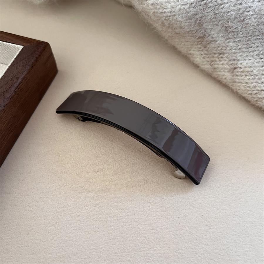 Korean elegant acetic acid low ponytail hairpin spring hairpin hair accessory for fashion women back of head one-word hairpin